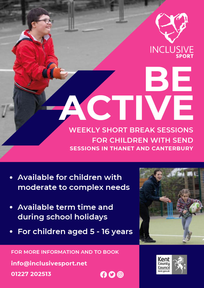 Inclusive Sport Children Be Active flyer