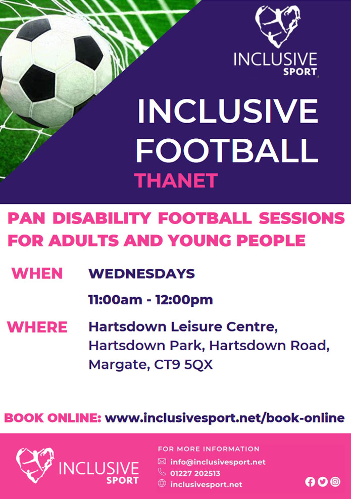 Inclusive Sport Inclusive Football Hartsdown flyer