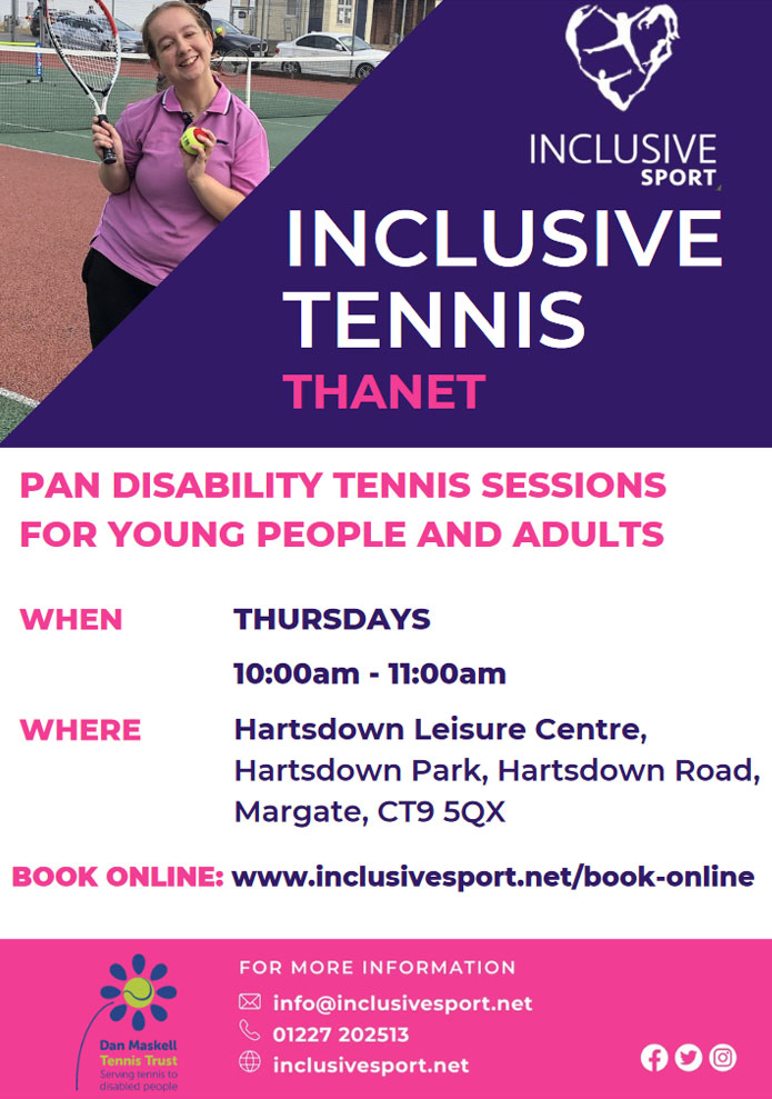 Inclusive Sport Inclusive Tennis flyer